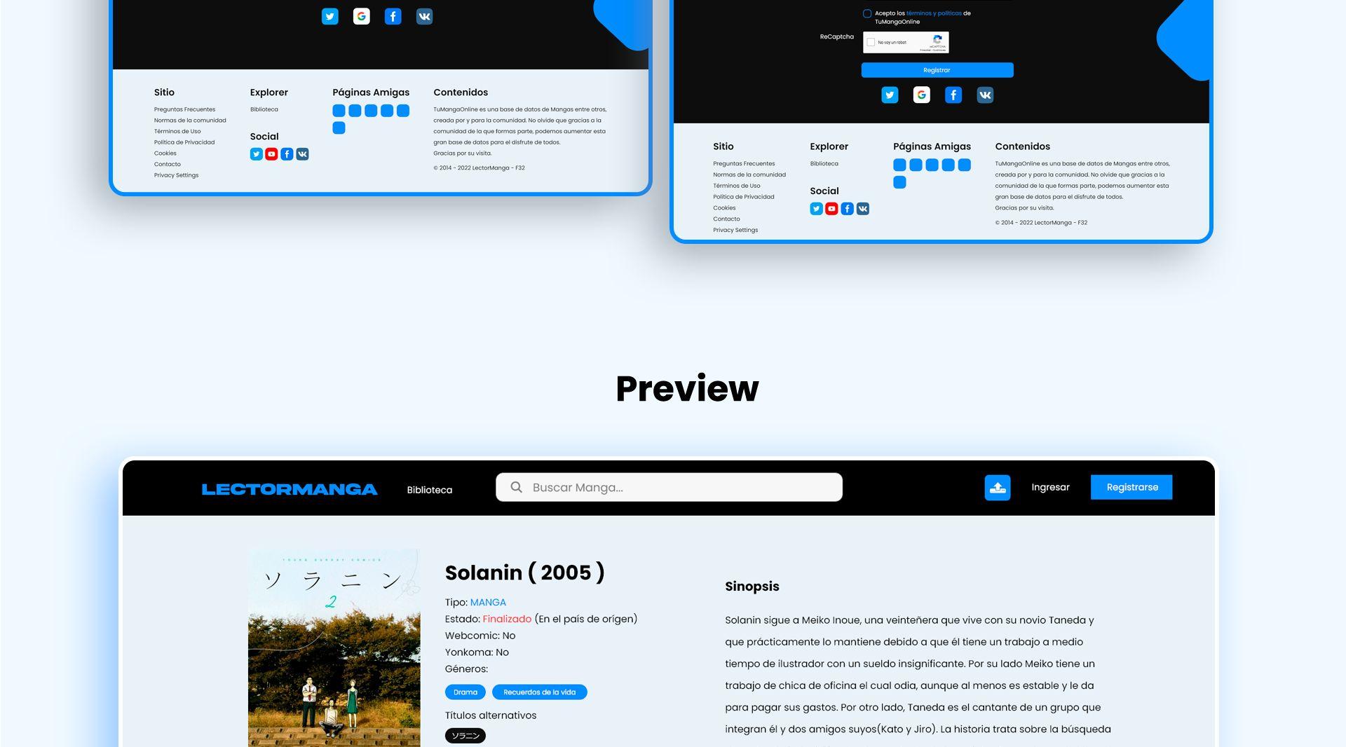 LectorManga Redesign